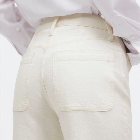 Madewell The Emmett Wide-Leg Full Length Jean: Patch Pocket Edition - Picture 4 of 6